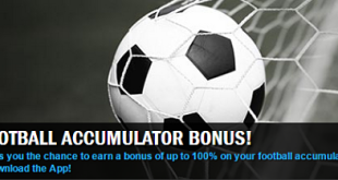 100% football accumulator bonus at Winner