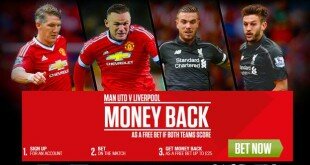 Manchester United v Liverpool: Money Back if Both Teams Score