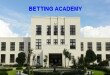 Betting Academy